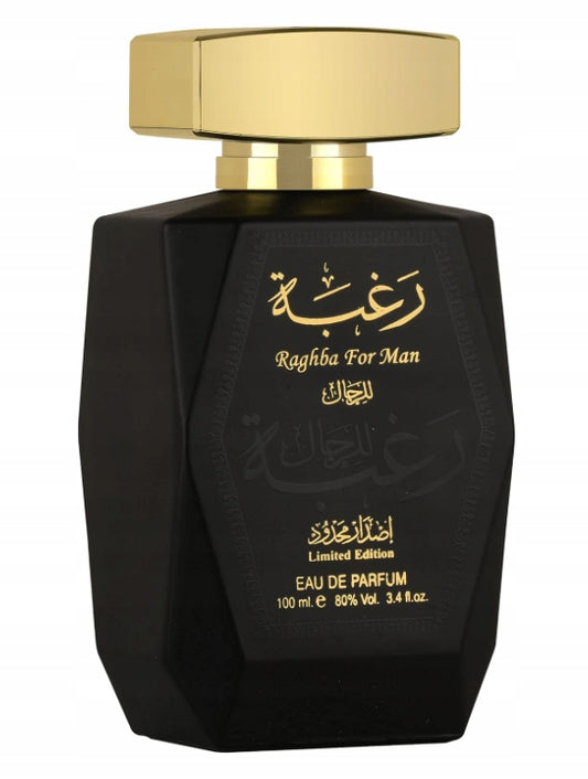 Lattafa Raghba For Man Arabskie Perfumy Dla Mężczyzn 100 ml + Deo 50 ml EDP
