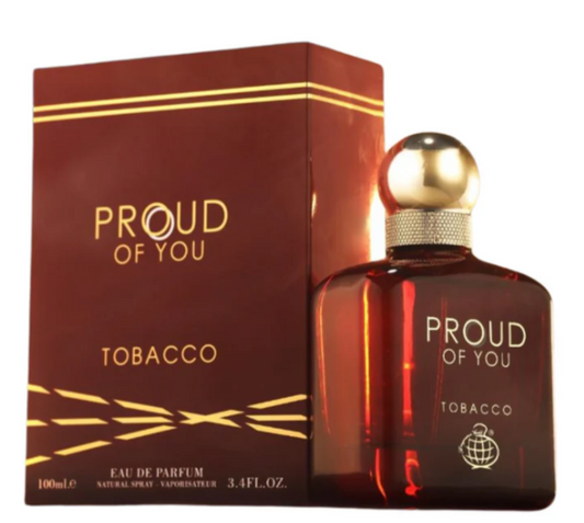Fragrance World Proud Of You Tobacco Arabskie Perfumy Dla Mężczyzn 100 ml EDP